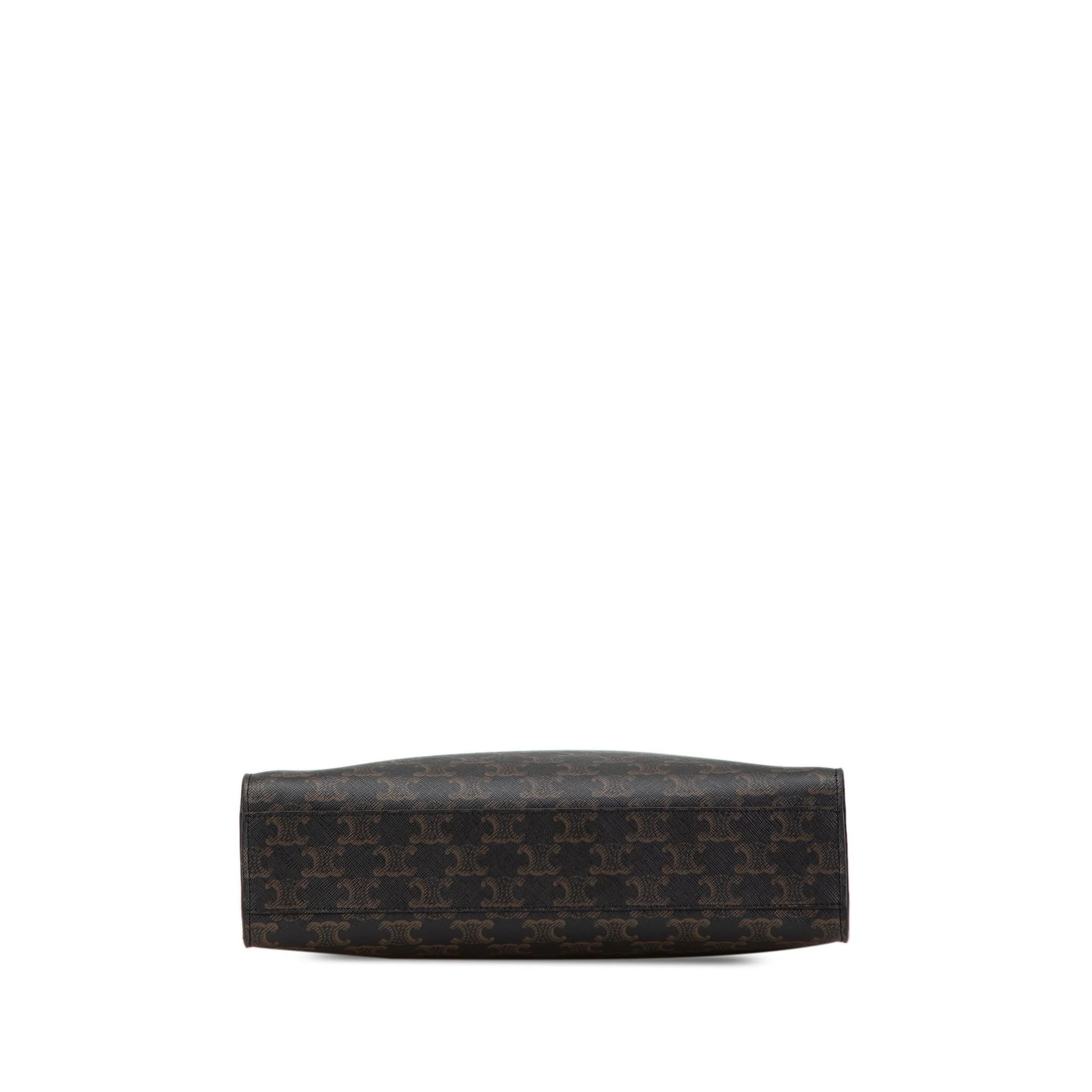 Celine Medium Triomphe Coated Canvas Vertical Cabas Satchel - Image 3