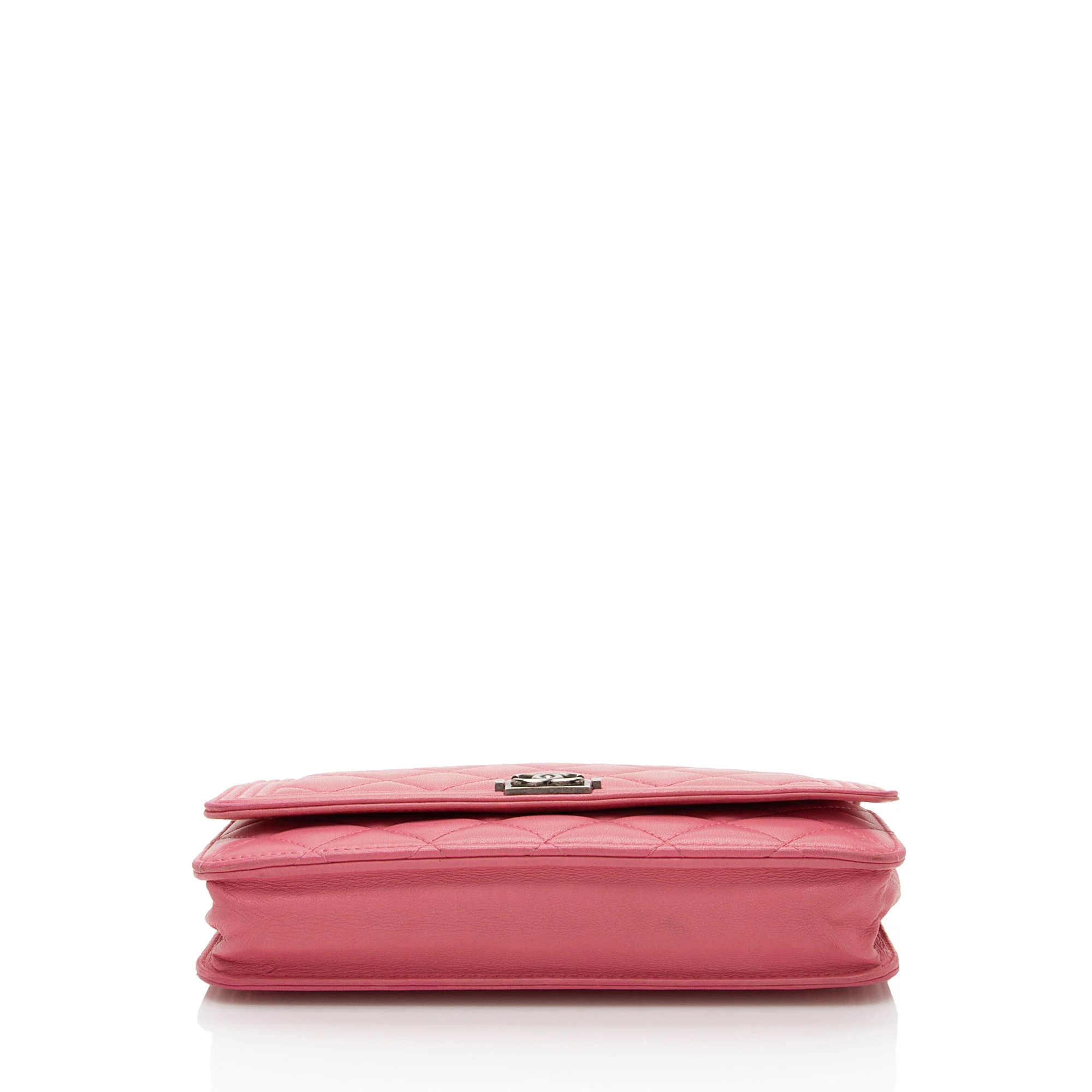Chanel Lambskin Boy Wallet on Chain - Image 4