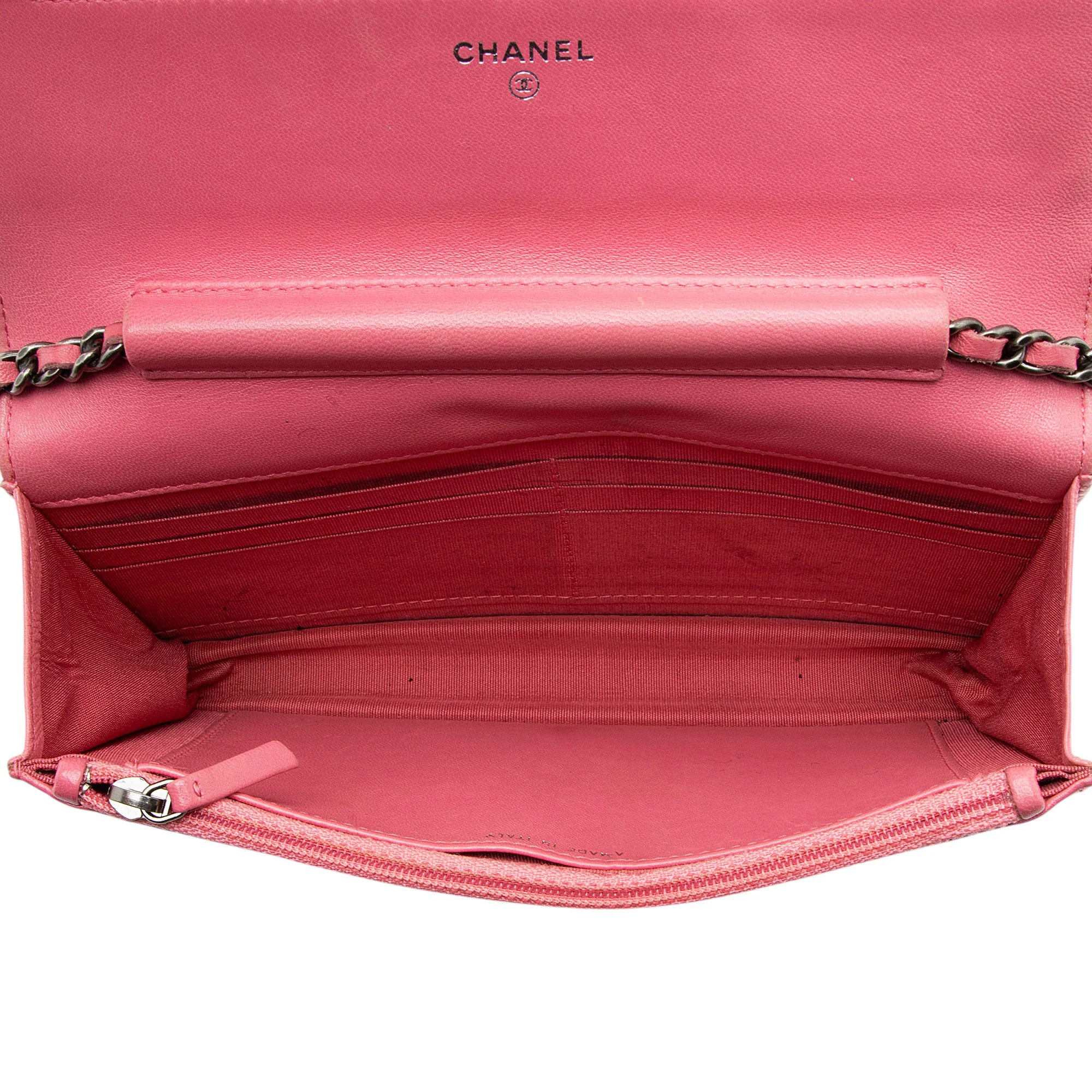 Chanel Lambskin Boy Wallet on Chain - Image 7