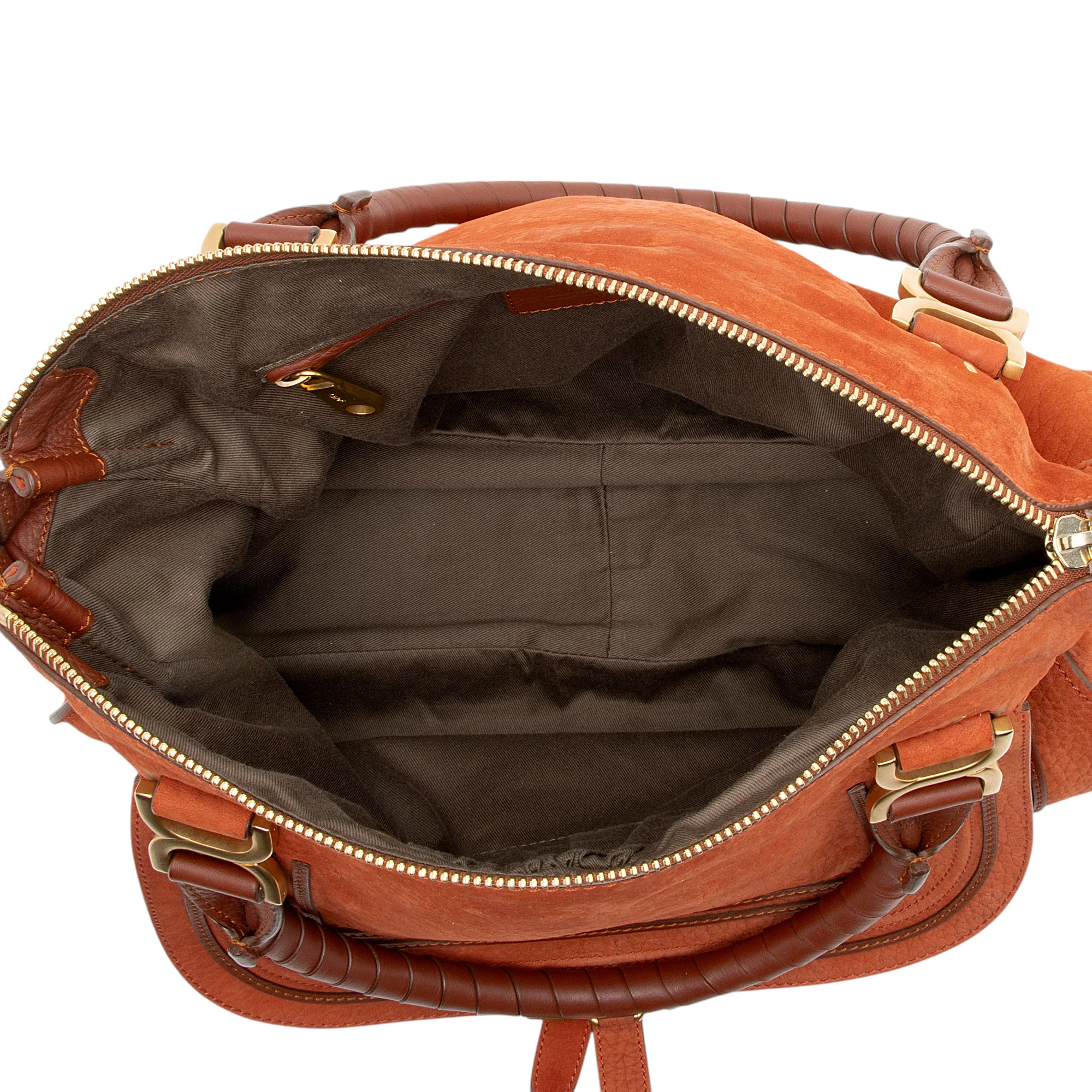 Chloe Nubuck Marcie Large Satchel - Image 7