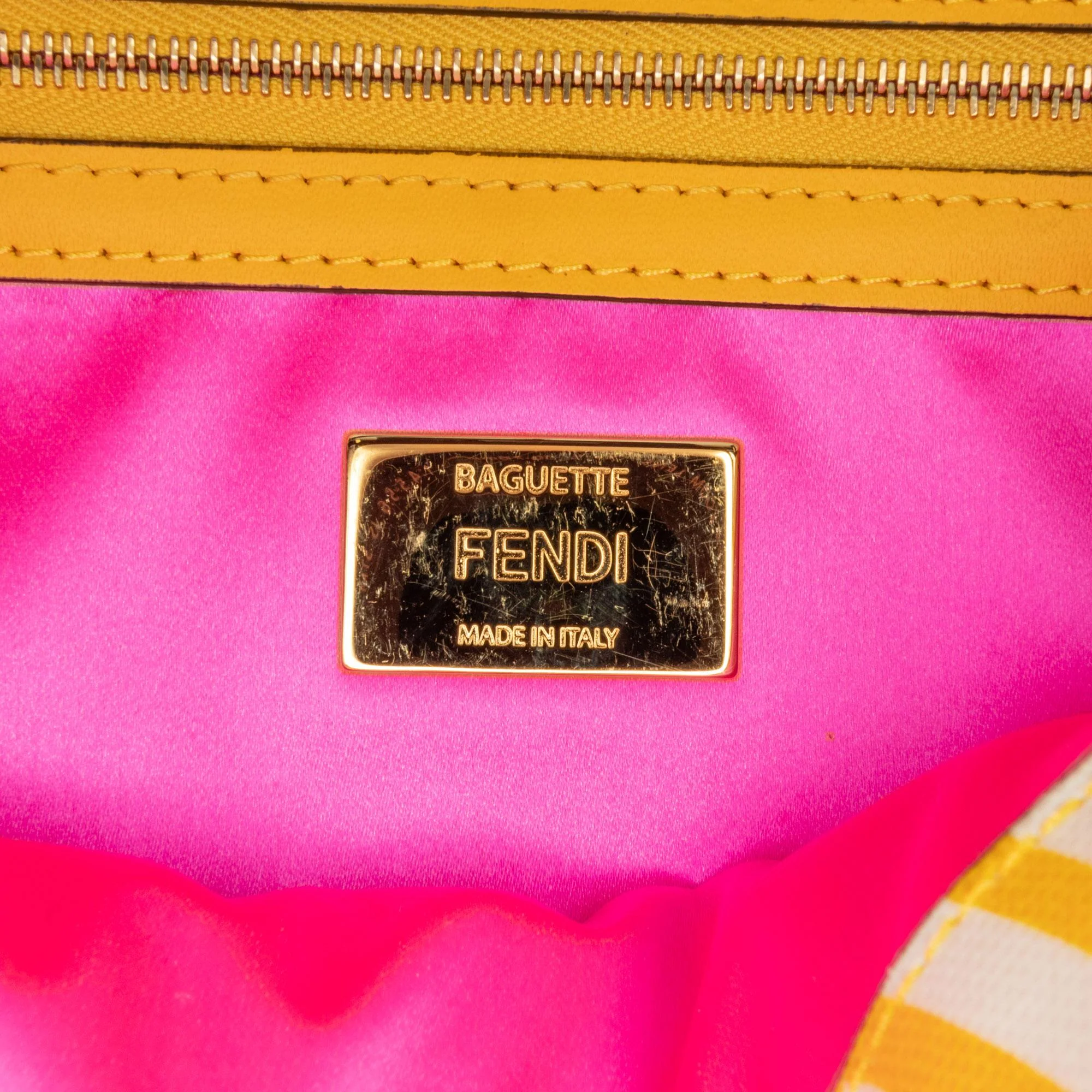 Fendi Sarah Coleman Zucca Coated Canvas 1997 Vertigo Baguette - Image 6