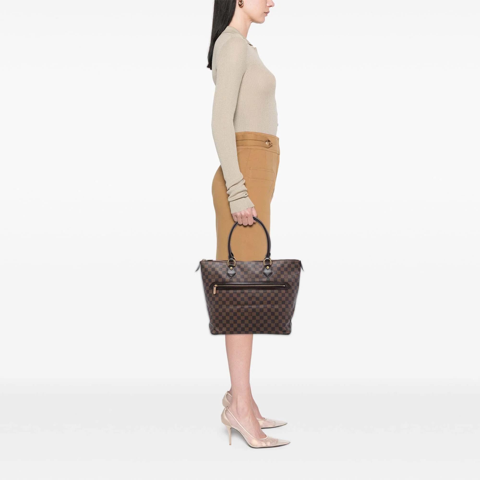 Louis Vuitton Damier Ebene Saleya GM - Image 5
